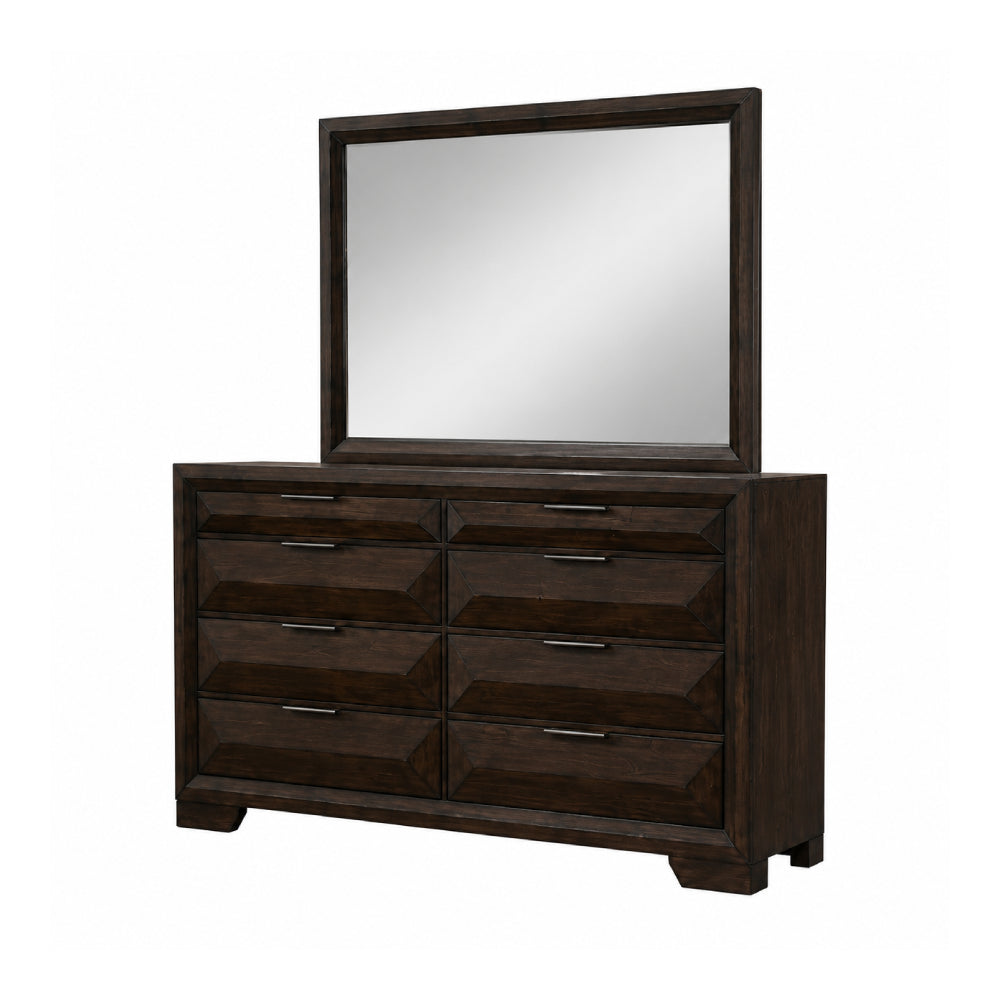 Brooke Queen Size (4-Piece) Bedroom Set by Acme Furniture - Brown