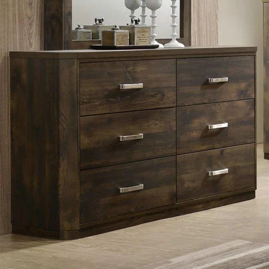 Loisdale Dresser with 6 Drawers by Arely Furniture - Brown