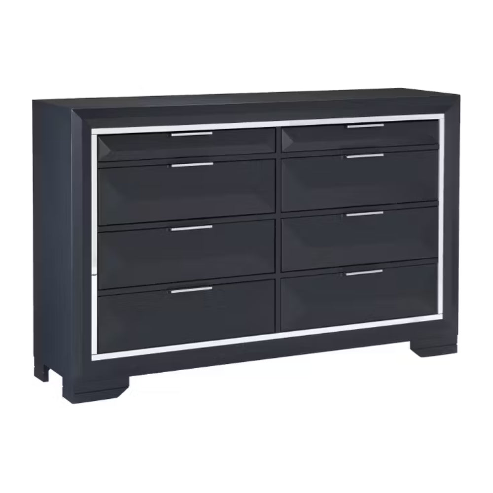 Genoa Bedroom Set (4-Piece) by Best Home - Blue