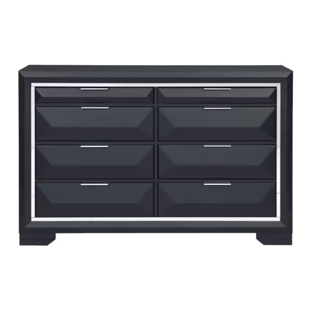 Genoa Bedroom Set (4-Piece) by Best Home - Blue