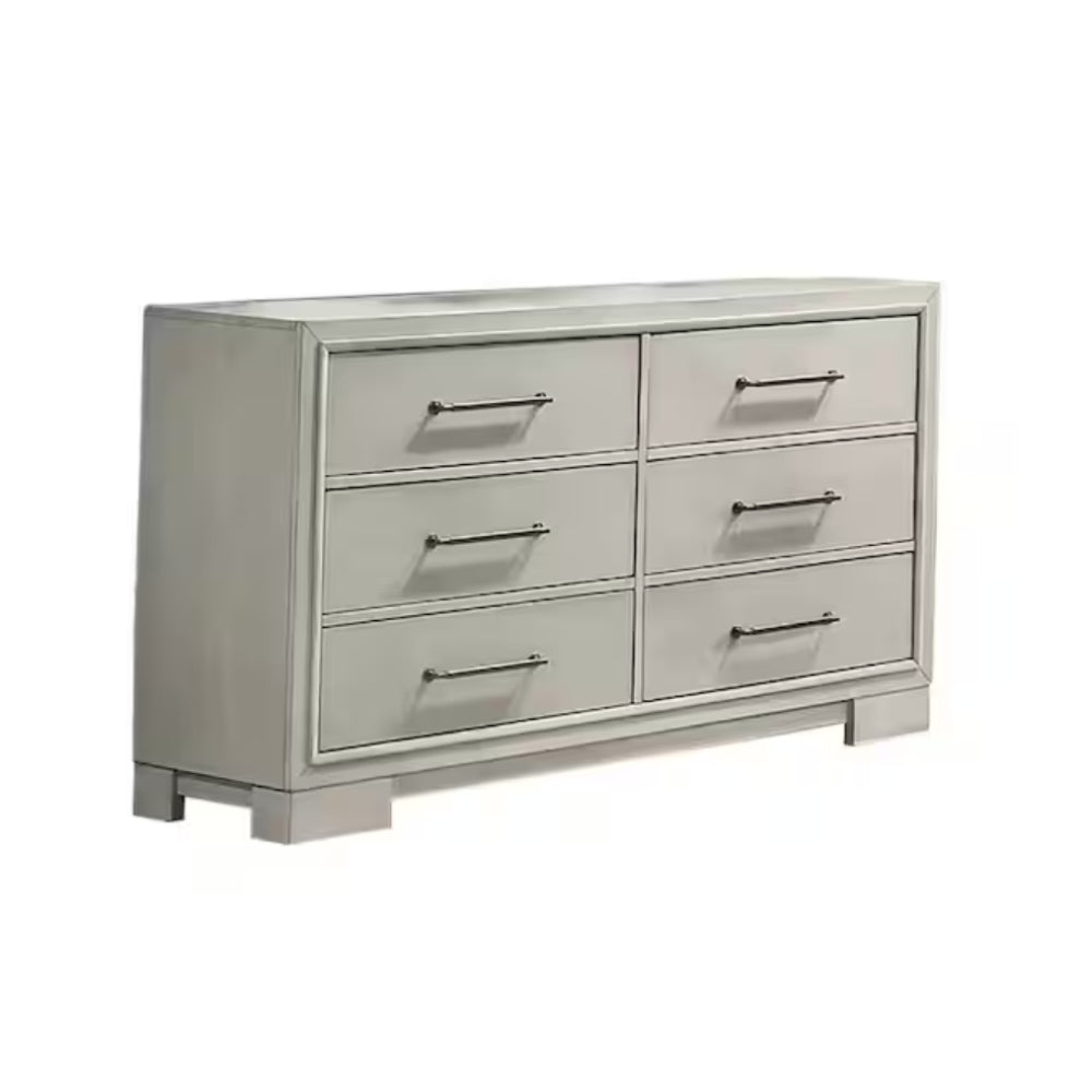 Ava Queen Size (4-Piece) Bedroom Set by Best Home - White