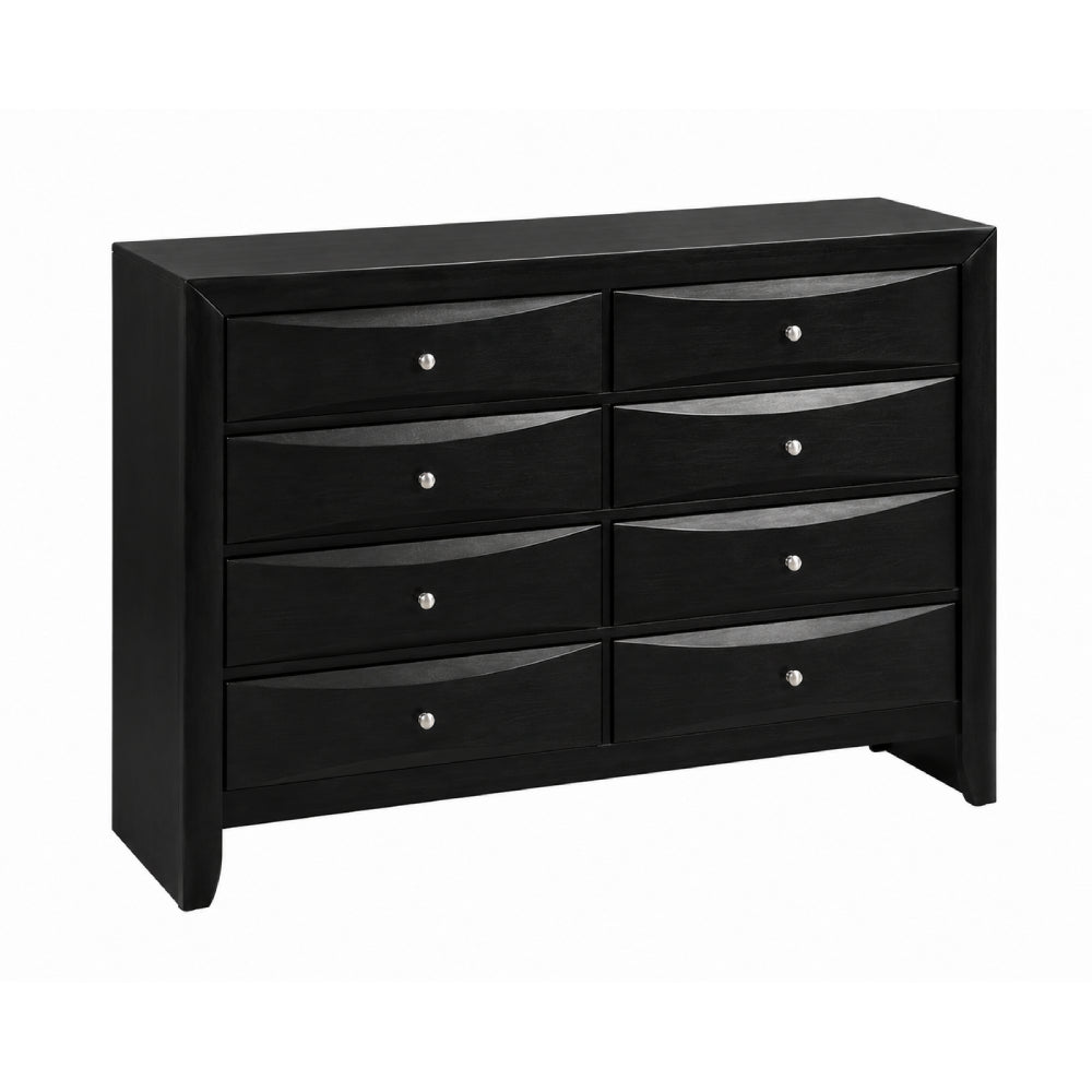 Emilia Queen Bedroom Set (4-Piece) by Best Home - Black