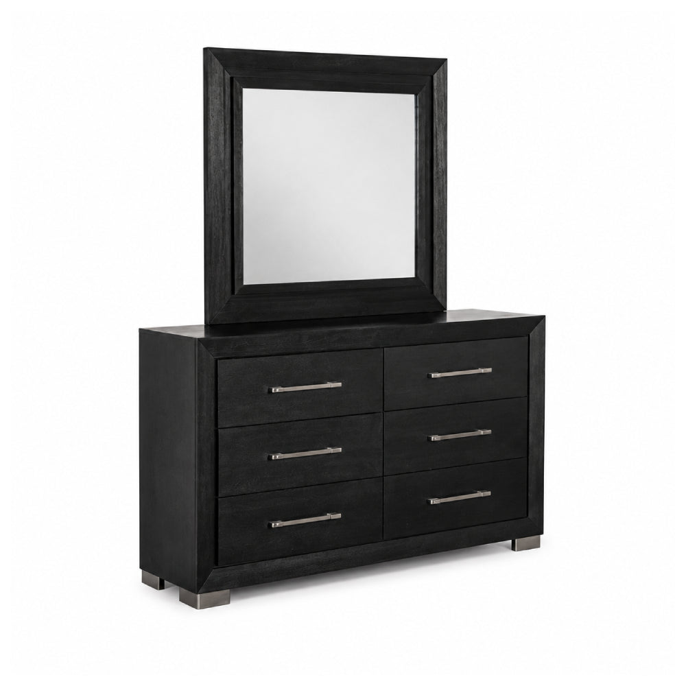 Ashbourne King Bedroom Set (4-Piece) by Furniture of America - Black