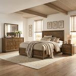 Kirkham Twin Bedroom Set (4-Piece) by Furniture of America - Brown