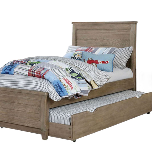 Vevey Twin Bed by Furniture of America - Gray