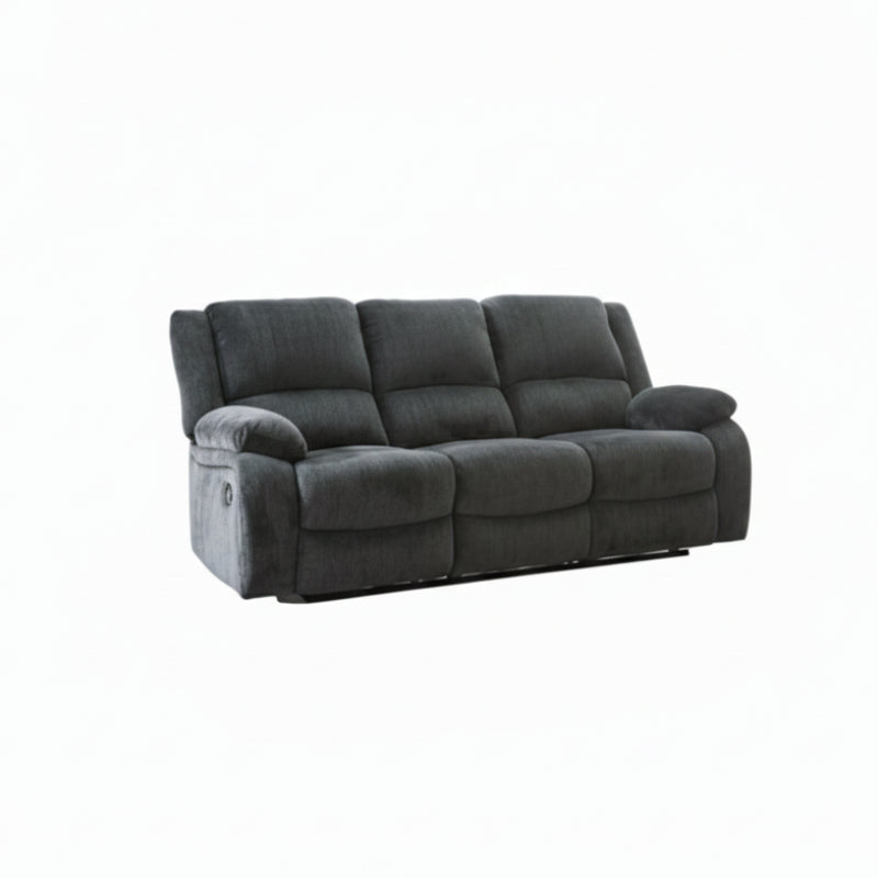 Bundle: Pub Set Falcon Dining Table Set - Gray + Lawrence Motion Sofa and Love Seat by Best Home - Blue