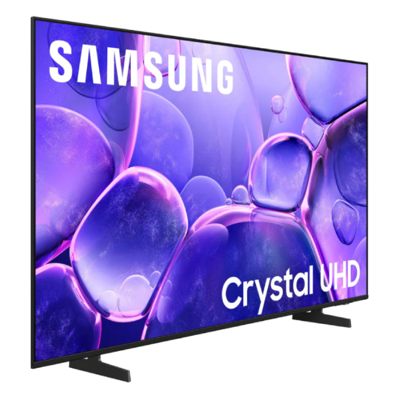 Bundle: Samsung 65" Class U8000F LED Crystal UHD 4K Smart Tizen TV + Lawrence Motion Sofa and Loveseat by Best Home - Blue