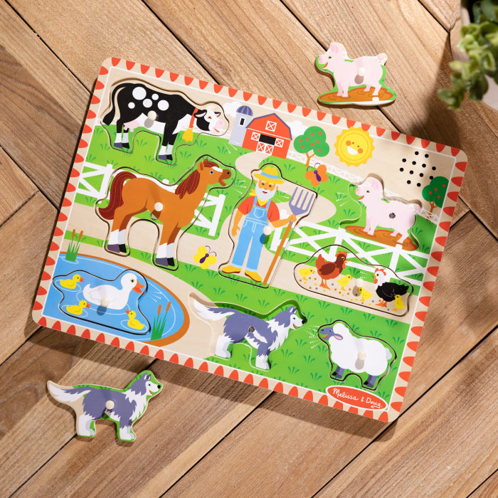 Melissa and Doug Old MacDonald's Farm Song Puzzle (8 Pieces)