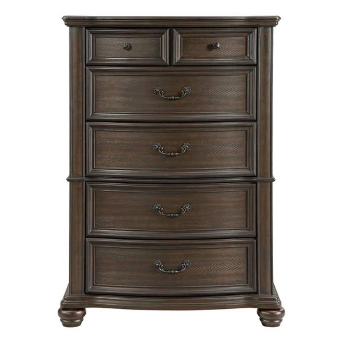Brunswick 54" Chest with 5 Drawers by Elements - Brown