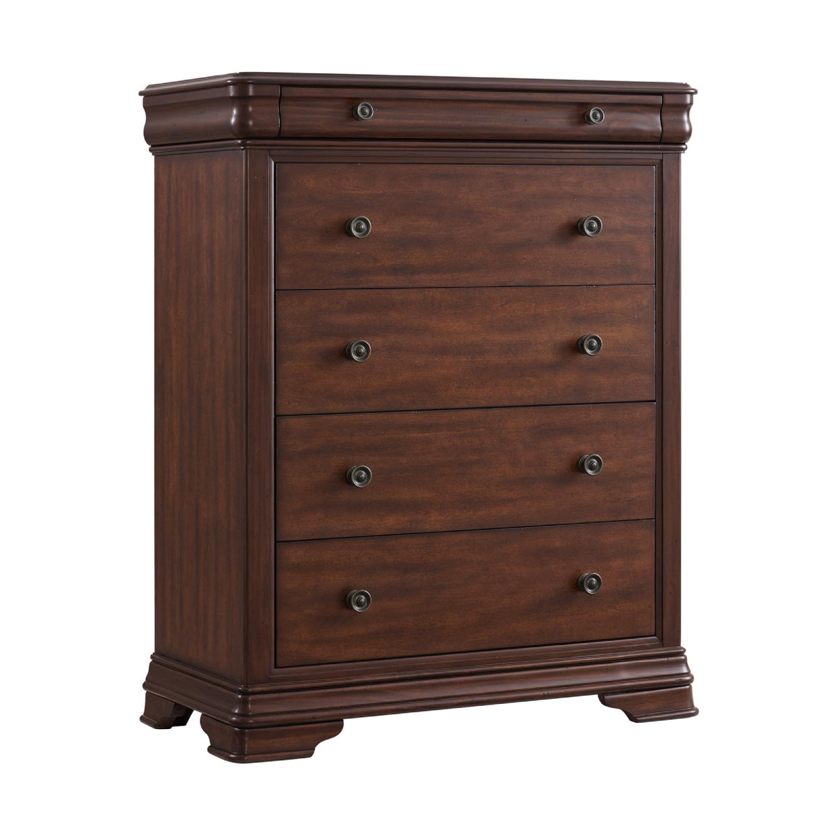 Phillipe 5-Drawer Chest by Elements - Brown