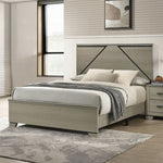 Joanna Queen Bed with LED by Acme Furniture - Gray