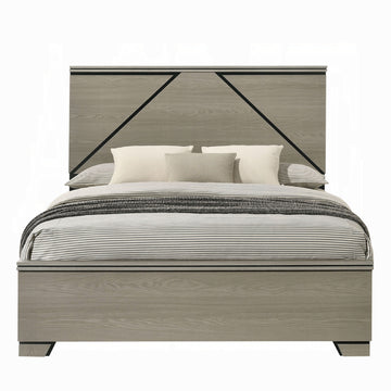 Joanna Queen Bed with LED by Acme Furniture - Gray