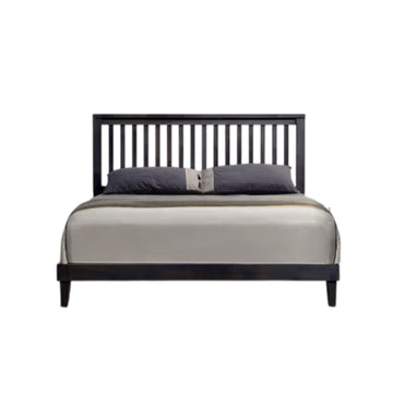 Mission Modern Queen Size Platform Bed by MGS - Gray
