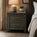 Canterbury 2-Drawer Nightstand with USB by Elements