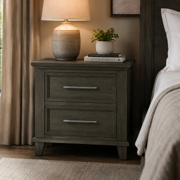 Canterbury 2-Drawer Nightstand with USB by Elements