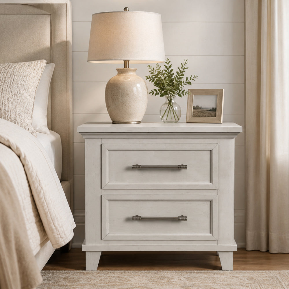 Canterbury 2-Drawer Nightstand with USB by Elements