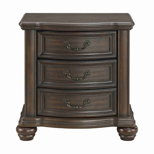 28" Brunswick 2-Drawer Nightstand with USB by Elements - Brown