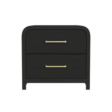 Ridgemont 28" Nightstand with 2 Drawers by Elements - Black