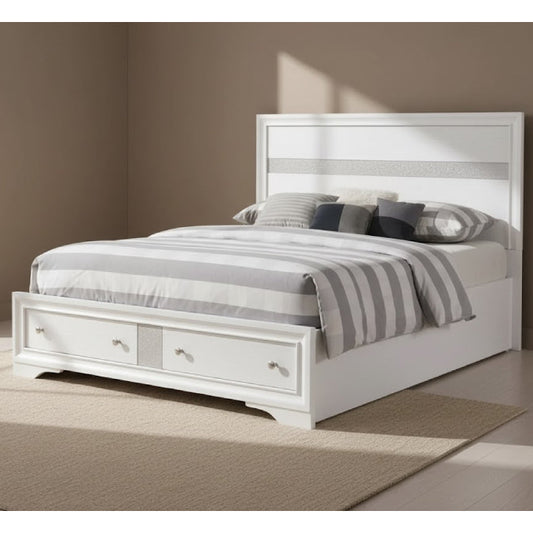 Alfred Queen Bed by Best Home - White