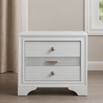 Alfred 28" Nightstand with 2-Drawers by Best Home - White