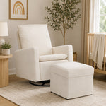 Everlee 38" Glider with Ottoman by Oxford Baby - Beige