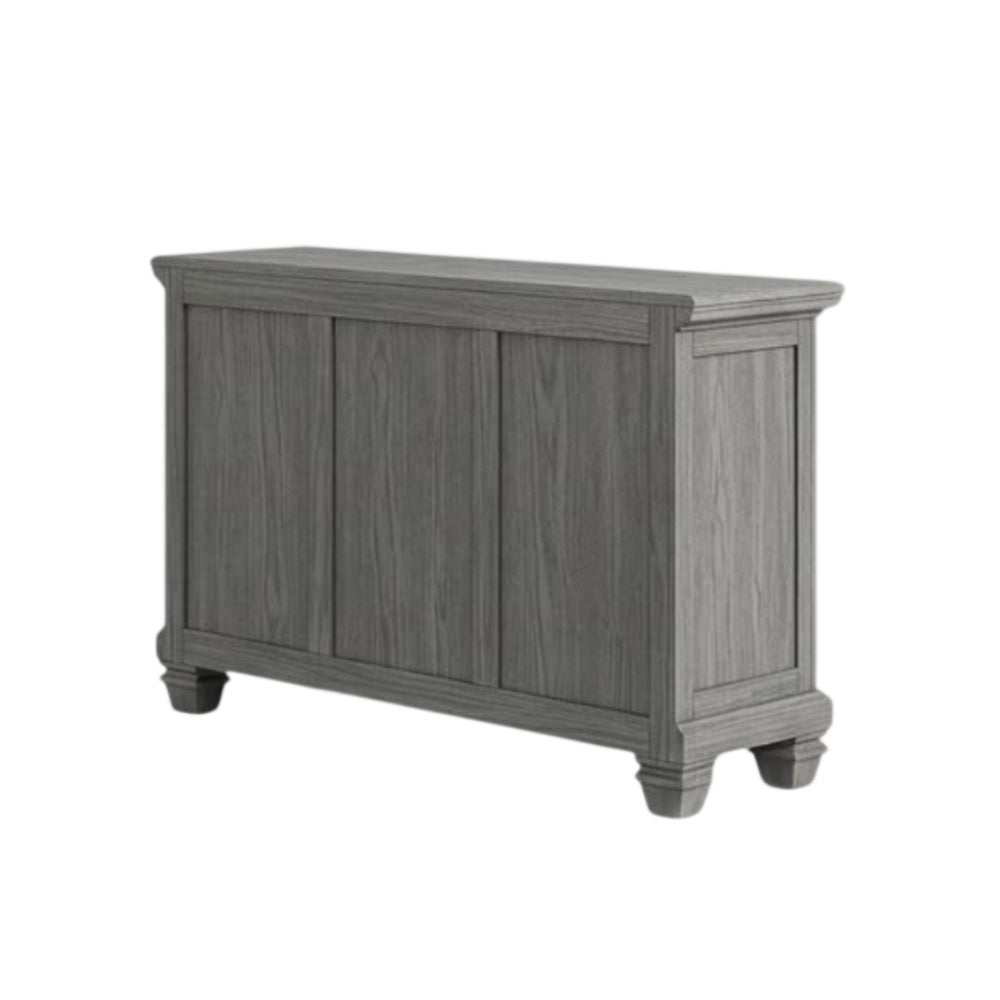 Cómoda Richmond de 56" con 7 cajones de Soho Baby - Gris cepillado