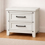 Elison 25" Nightstand with 2 Drawers by Soho Baby - White