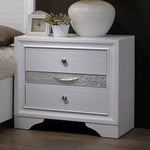 Chrissy 26" Nightstand with 3 Drawers by Furniture of America - White
