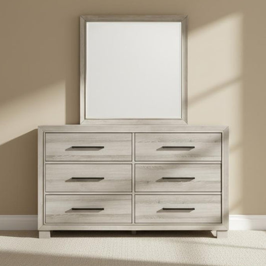 Bennett 38" Mirror by Homelegance - Gray