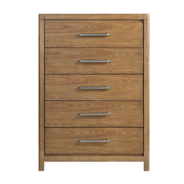 Hudson 54.5" Chest with 5 Drawers by Homelegance - Brown
