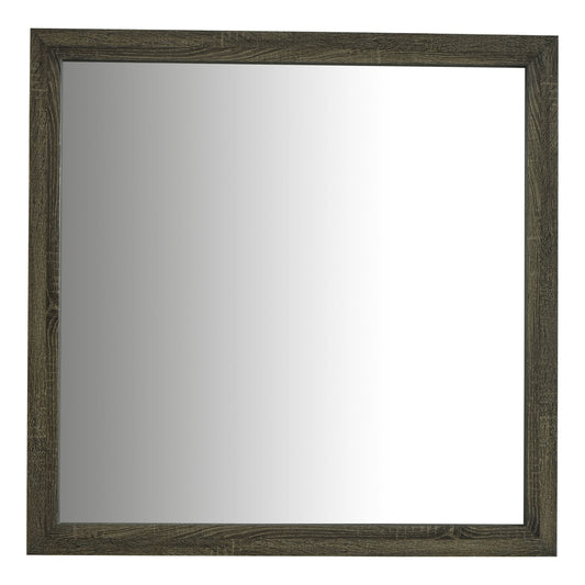 Wright 39.5" Square Dresser Mirror by Coaster - Brown