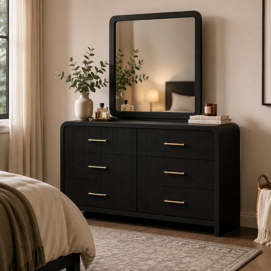 Ridgemont 40" Mirror by Elements - Black