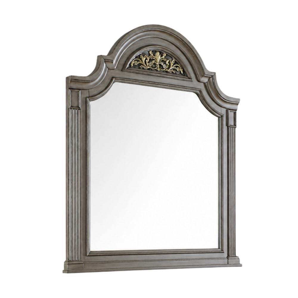 Syracuse Mirror by Furniture of America - Gray
