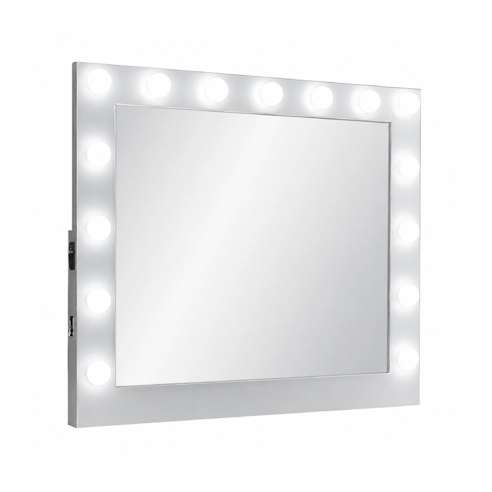 Belleterre 37" Mirror by Furniture of America - Silver