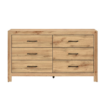 Corbin 58.5" Dresser with 6 Drawers by Homelegance - Brown