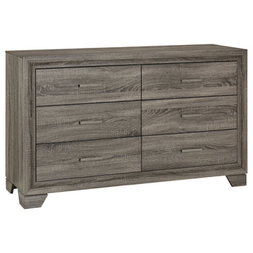 Wright 58.5" Dresser Cabinet with 6-Drawer by Coaster