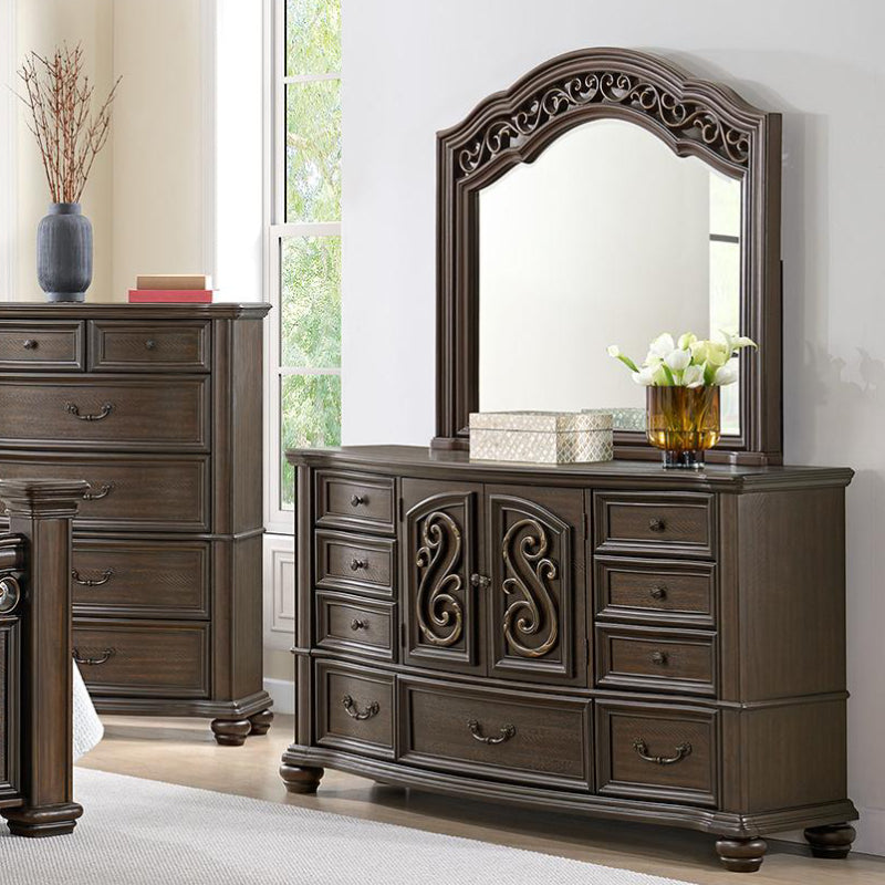 Brunswick 66" Dresser with 7 Drawers by Elements - Brown