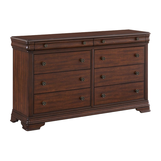 Phillipe 68" Dresser with 8 Drawers by Elements - Brown
