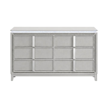 Glam Seoul Dresser with 6 Drawer by Lifestyle - White