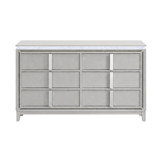Glam Seoul Dresser with 6 Drawer by Lifestyle - White