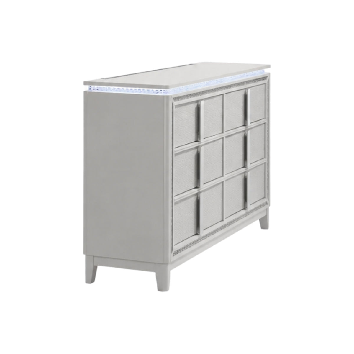 Glam Seoul Dresser with 6 Drawer by Lifestyle - White
