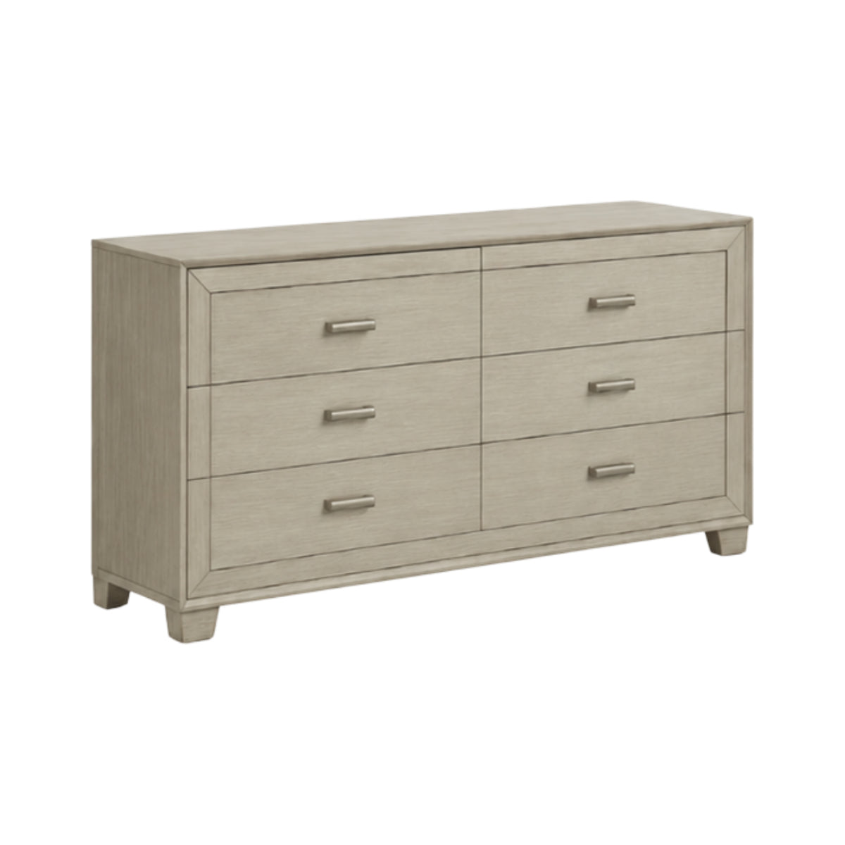 Odesa 35.9" Dresser with 6 Drawers by Lifestyle - Gray