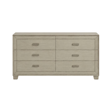 Odesa 35.9" Dresser with 6 Drawers by Lifestyle - Gray