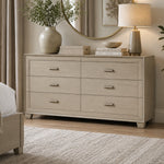 Odesa 35.9" Dresser with 6 Drawers by Lifestyle - Gray