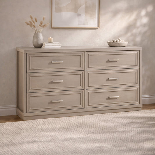 Lithia Dresser with 6 Drawers by Best Home - Beige