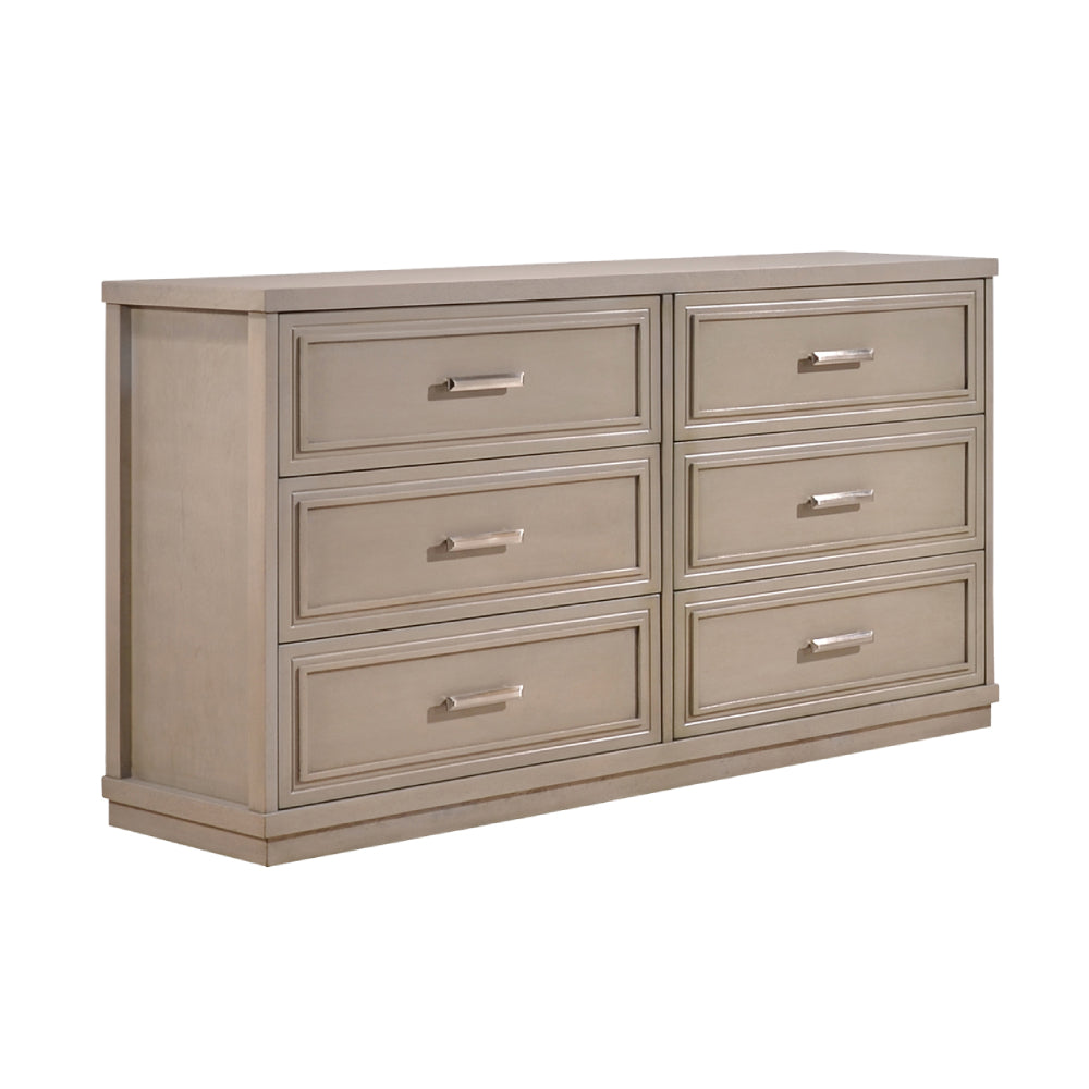 Lithia Dresser with 6 Drawers by Best Home - Beige