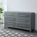 Memphis Dresser with 6 Drawers by Martin Svensson Home - Gray