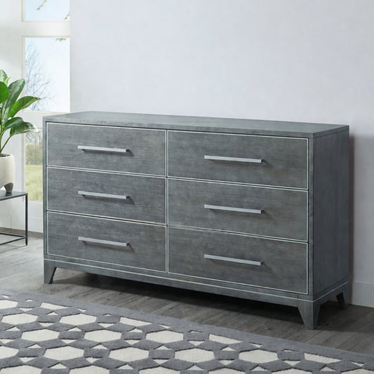 Memphis Dresser with 6 Drawers by Martin Svensson Home - Gray