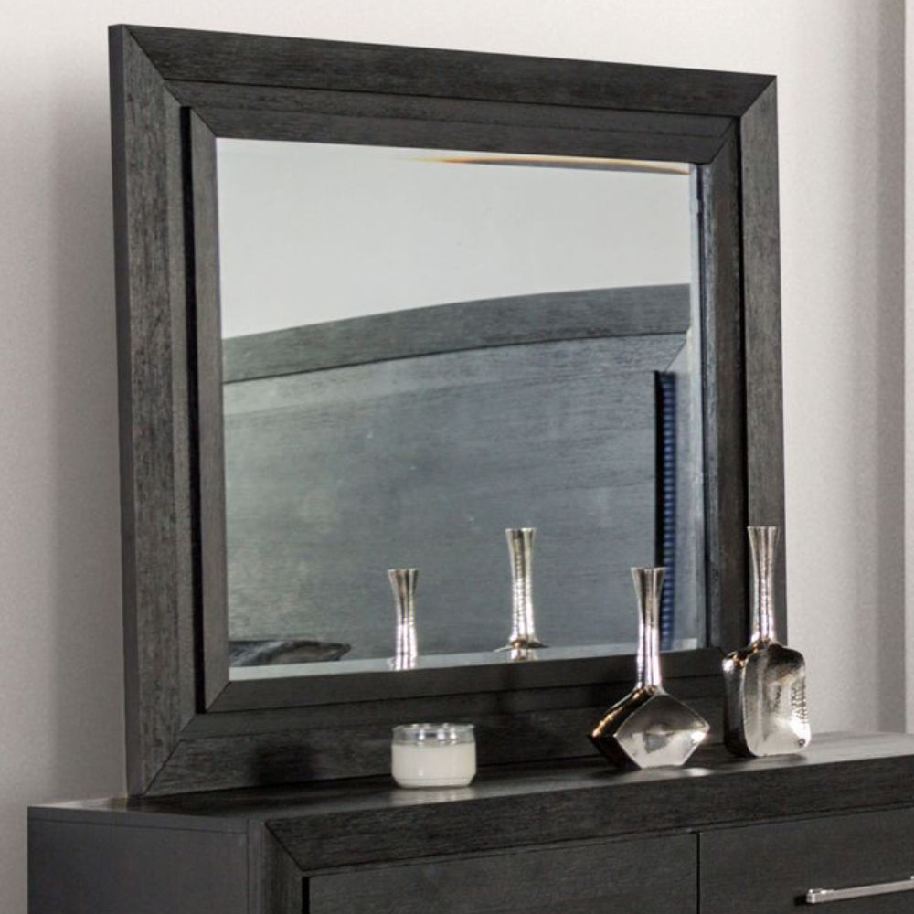 Ashbourne Queen Size (4-Piece) Bedroom Set by Furniture of America - Black