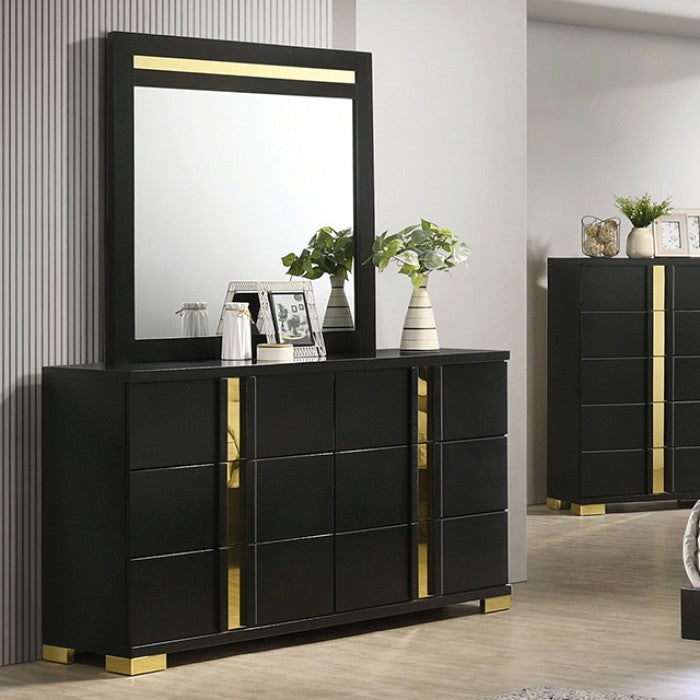 Lille 59" Dresser by Furniture of America - Black
